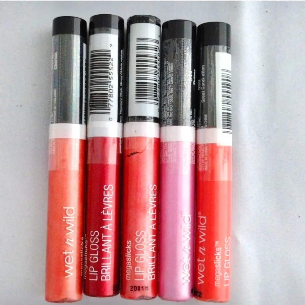 Wet & Wild Lip Gloss Bundle.NWT